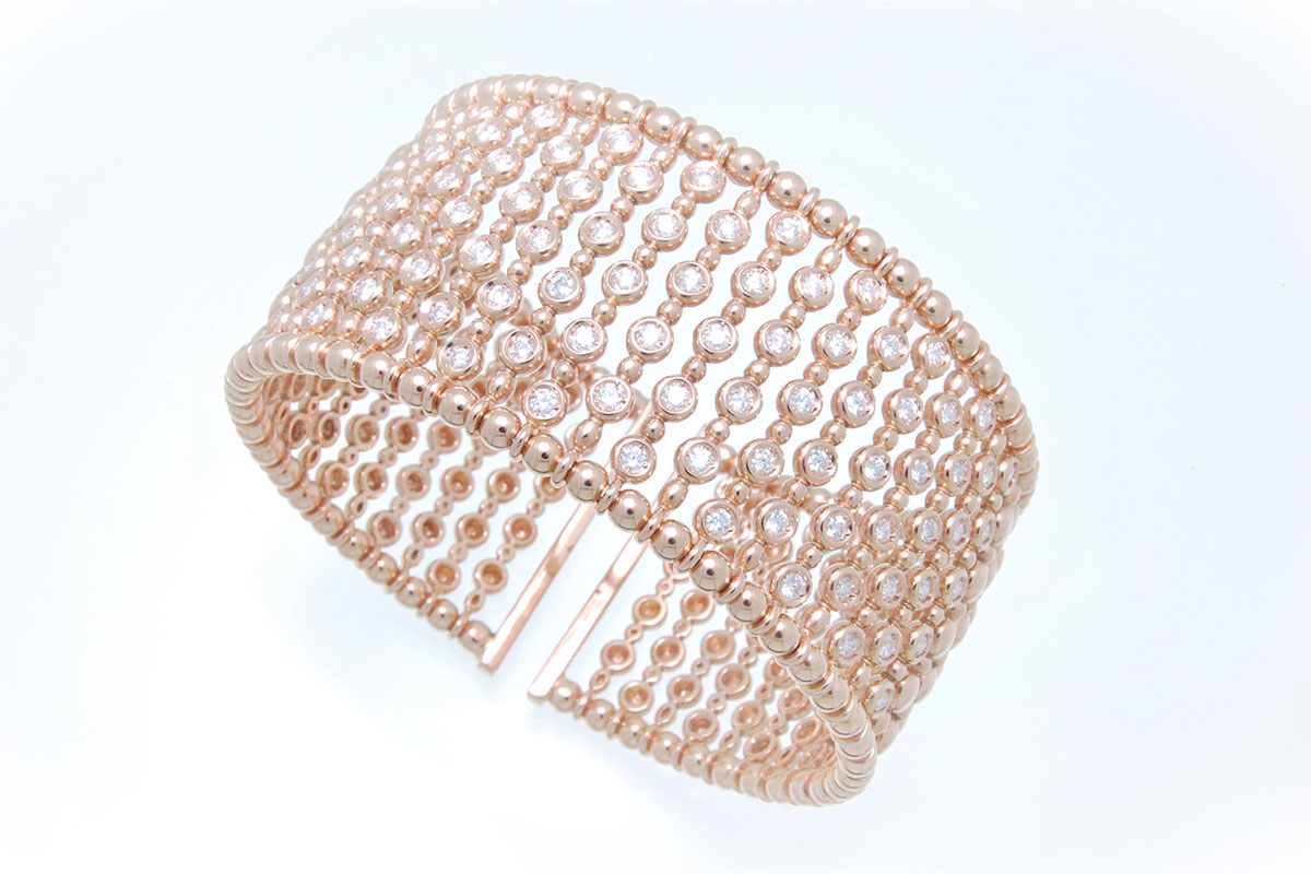 Bracciali in oro e brillanti: bracciale cod. 4508