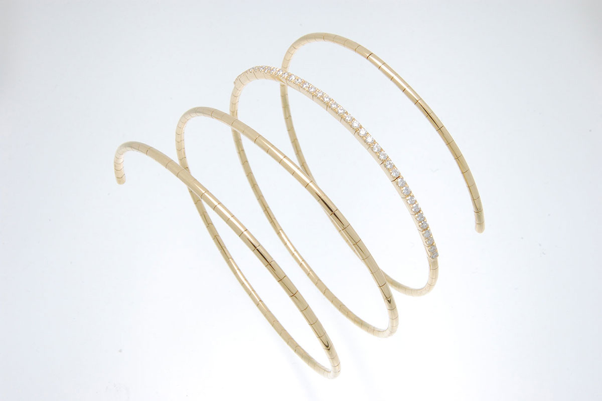 Bracciali in oro giallo