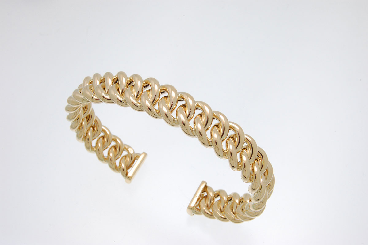 Bracciali in oro rigidi